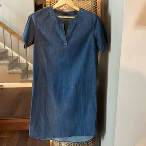 EUC Lands End Denim Dress